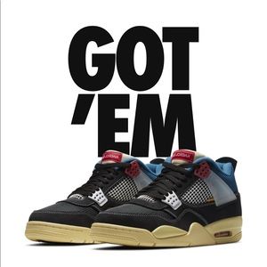 Jordan 4 x union la